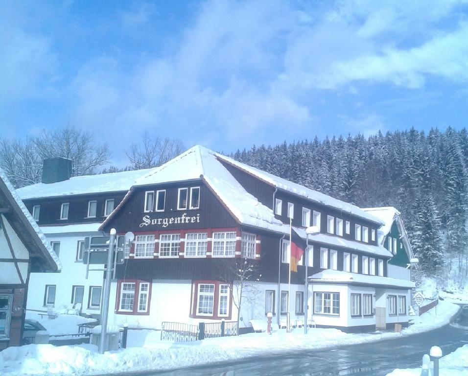 Ostalgie Ferienheim Sorgenfrei Hotel Esterno foto